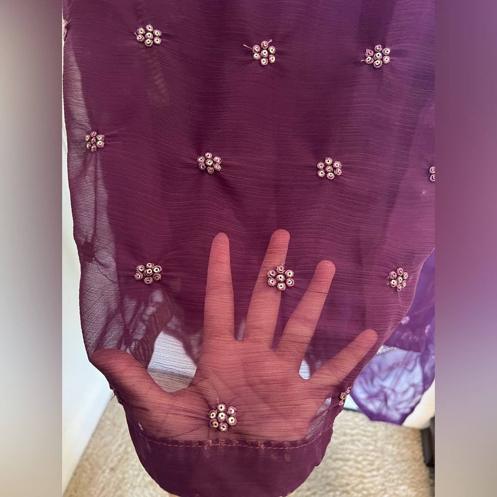 3 piece suit maxi anarkali - Picture 11 of 12